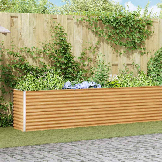 vidaXL Υπερυψωμένη Ζαρντινιέρα 485 x 50 x 68 εκ. Επικαλυμμένος Χάλυβας