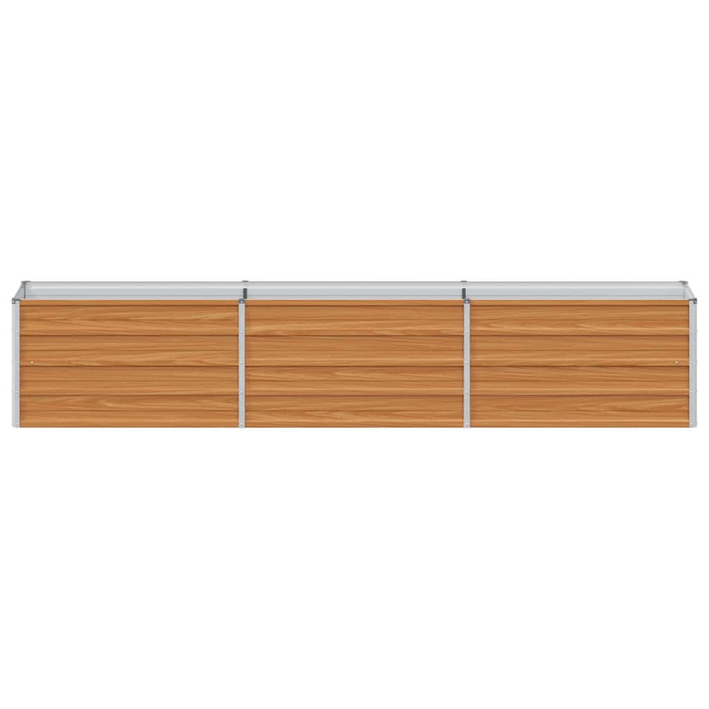 vidaXL Υπερυψωμένη Ζαρντινιέρα Ανοιχτό καφέ 240 x 40 x 45 cm