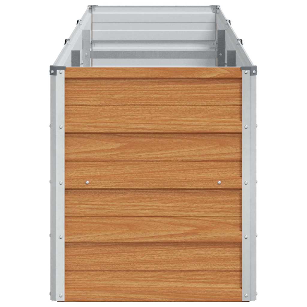 vidaXL Υπερυψωμένη Ζαρντινιέρα Ανοιχτό καφέ 240 x 40 x 45 cm