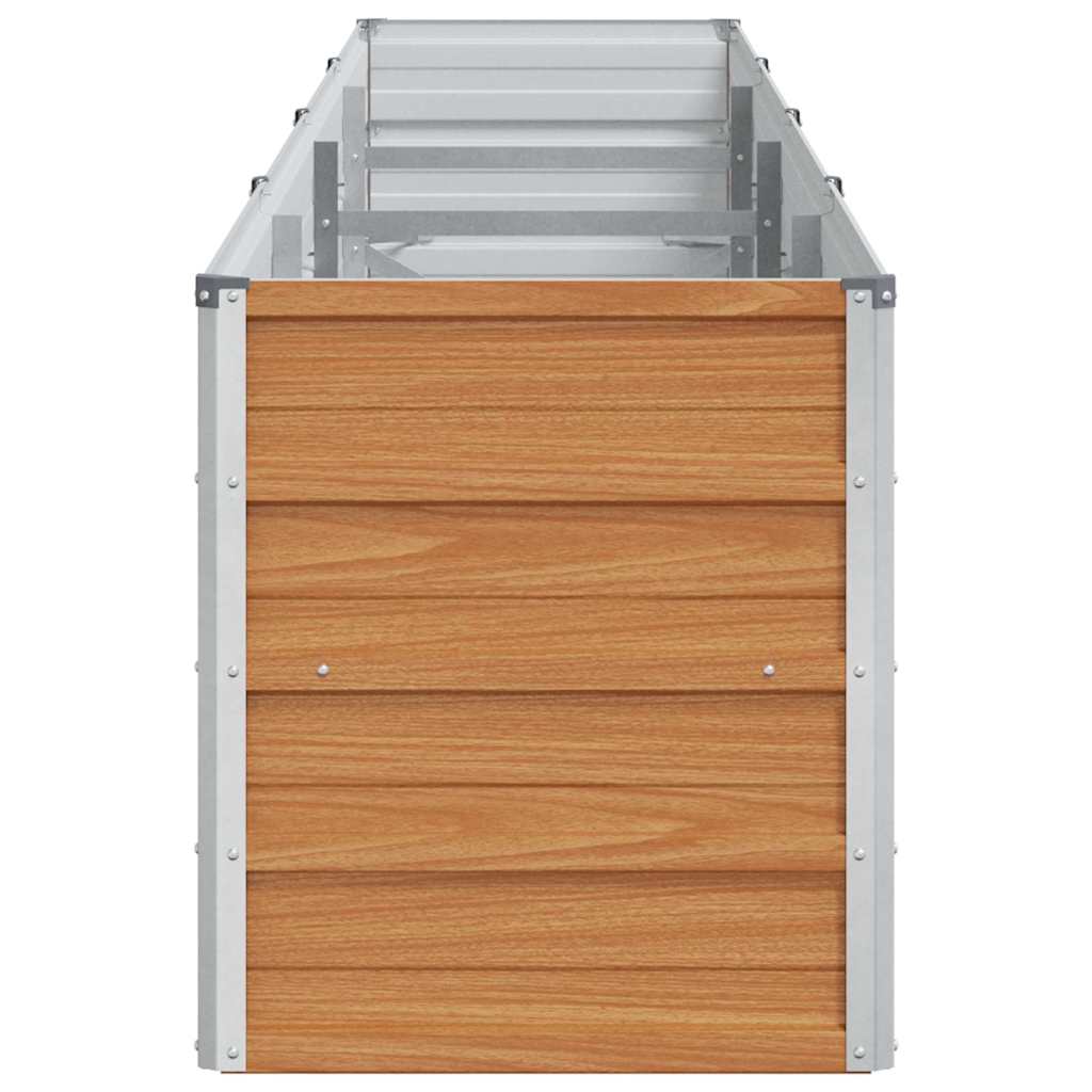 vidaXL Υπερυψωμένη Ζαρντινιέρα Ανοιχτό καφέ 320 x 40 x 45 cm