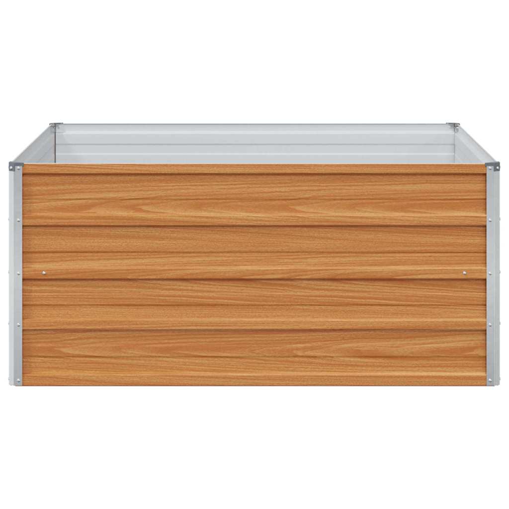 vidaXL Υπερυψωμένη Ζαρντινιέρα Ανοιχτό καφέ 100 x 100 x 45 cm