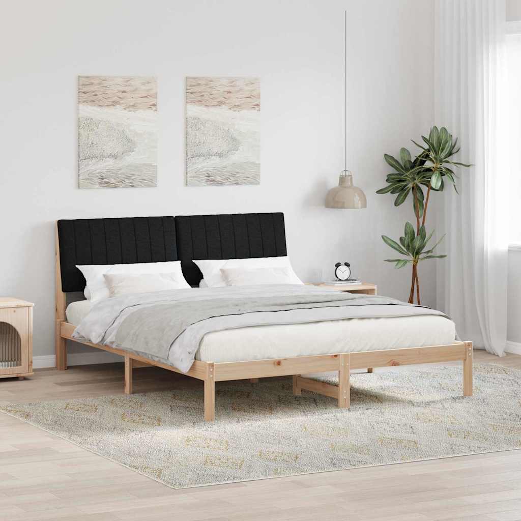 vidaXL Σκελετός Κρεβατιού Καφέ 150 x 200 cm Στερεά ξυλεία πεύκου