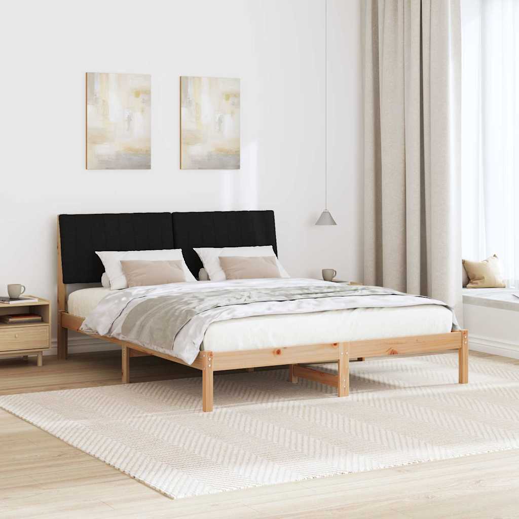 vidaXL Σκελετός Κρεβατιού Καφέ 150 x 200 cm Στερεά ξυλεία πεύκου