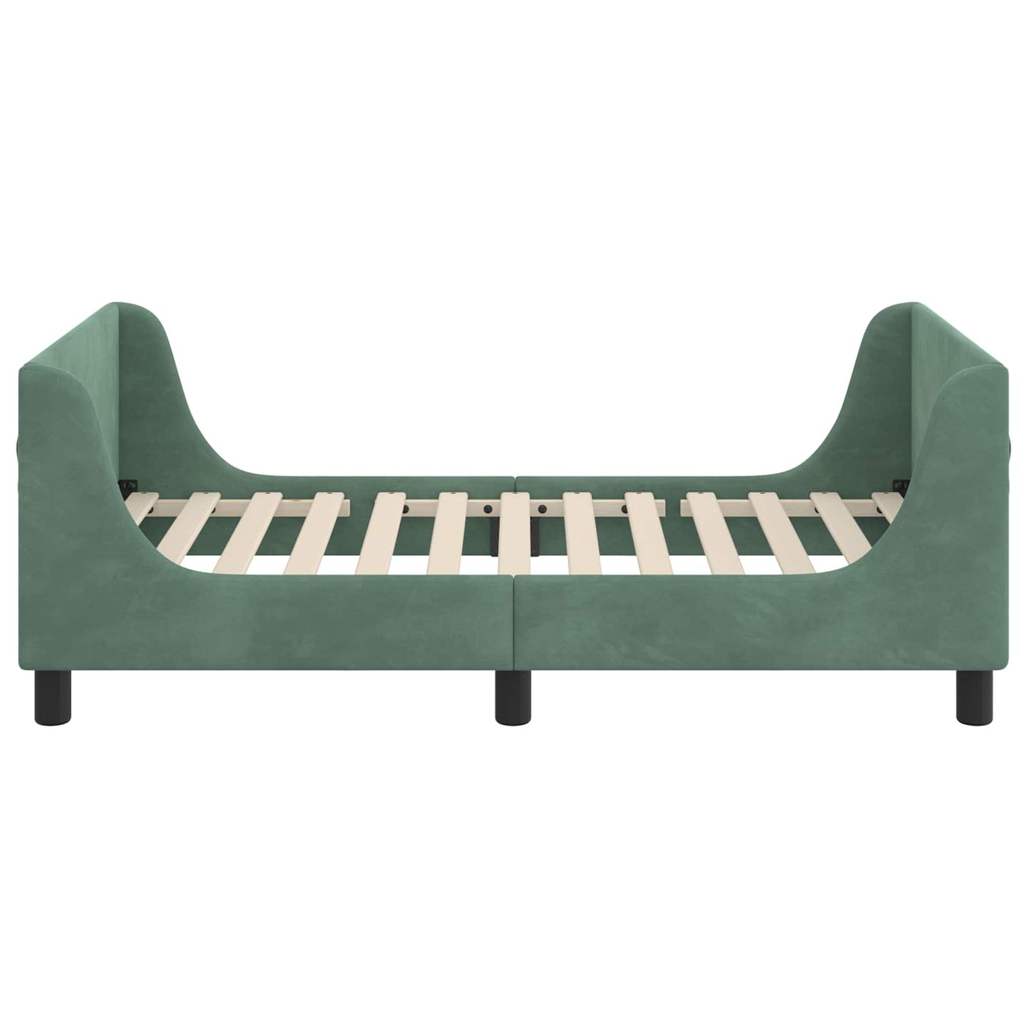 vidaXL Κρεβάτι Παιδικής Κρεβατοκάμαρας με Κεφαλάκι Θαλασσί 80 x 160 cm