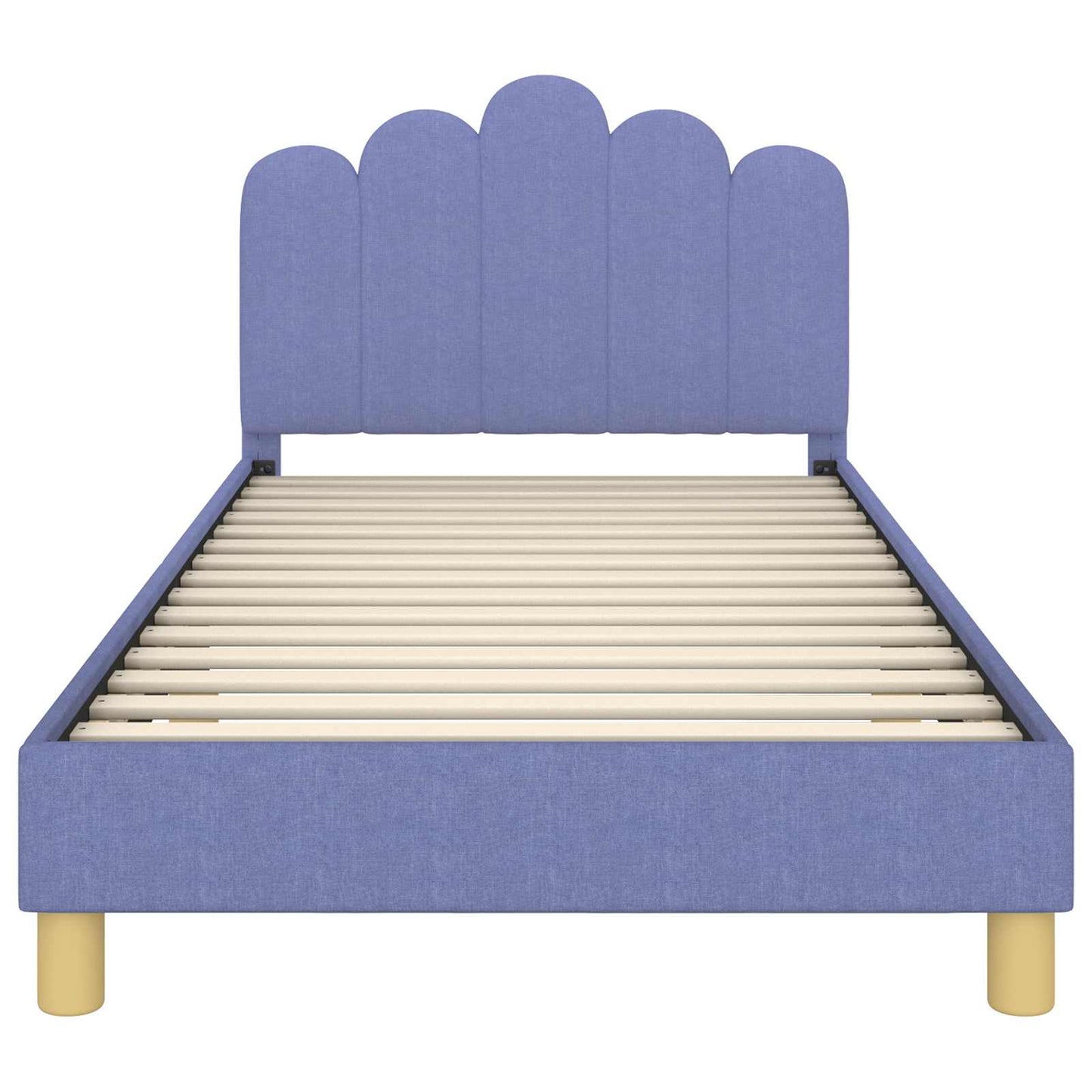 vidaXL Κρεβάτι Παιδικής Κρεβατοκάμαρας με Κεφαλάκι Μπλε τζην