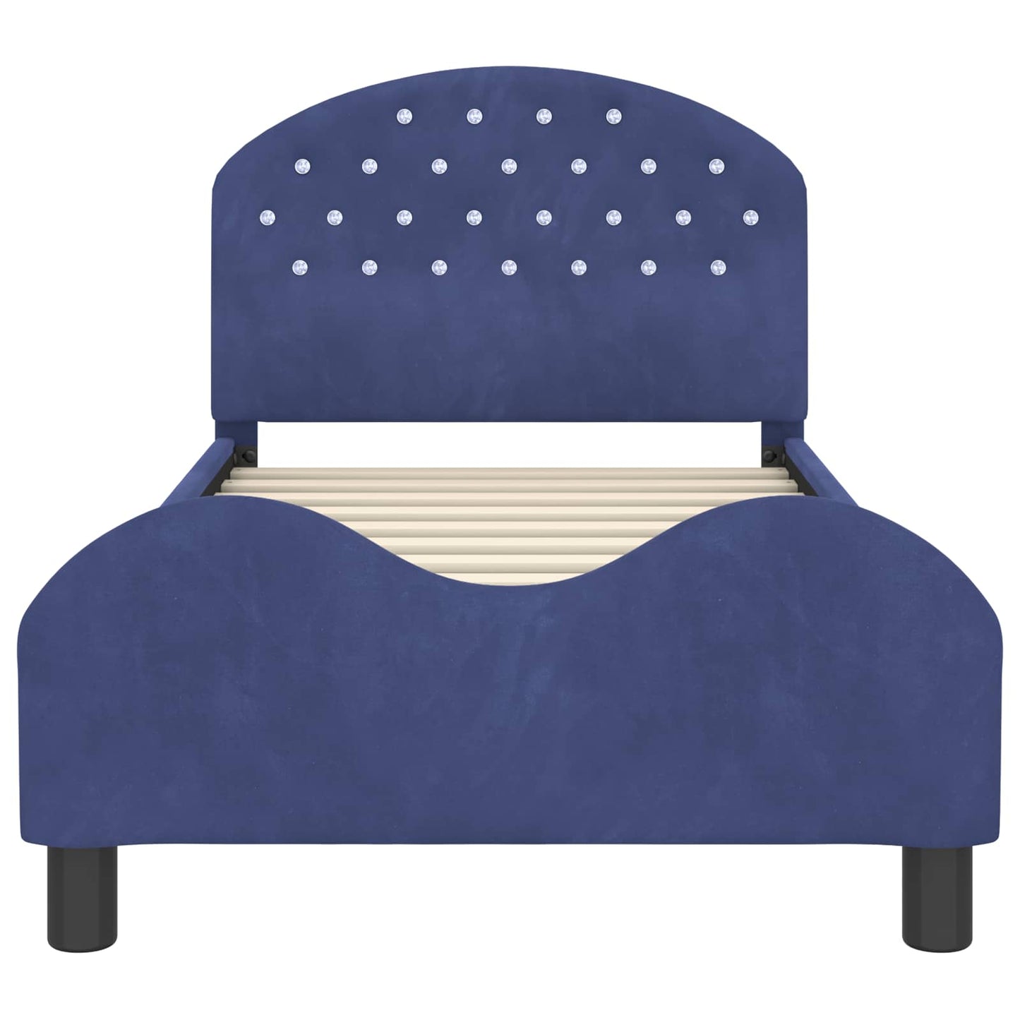 vidaXL Κρεβάτι Παιδικής Κρεβατοκάμαρας με Κεφαλάκι Μπλε Αστυνομίας