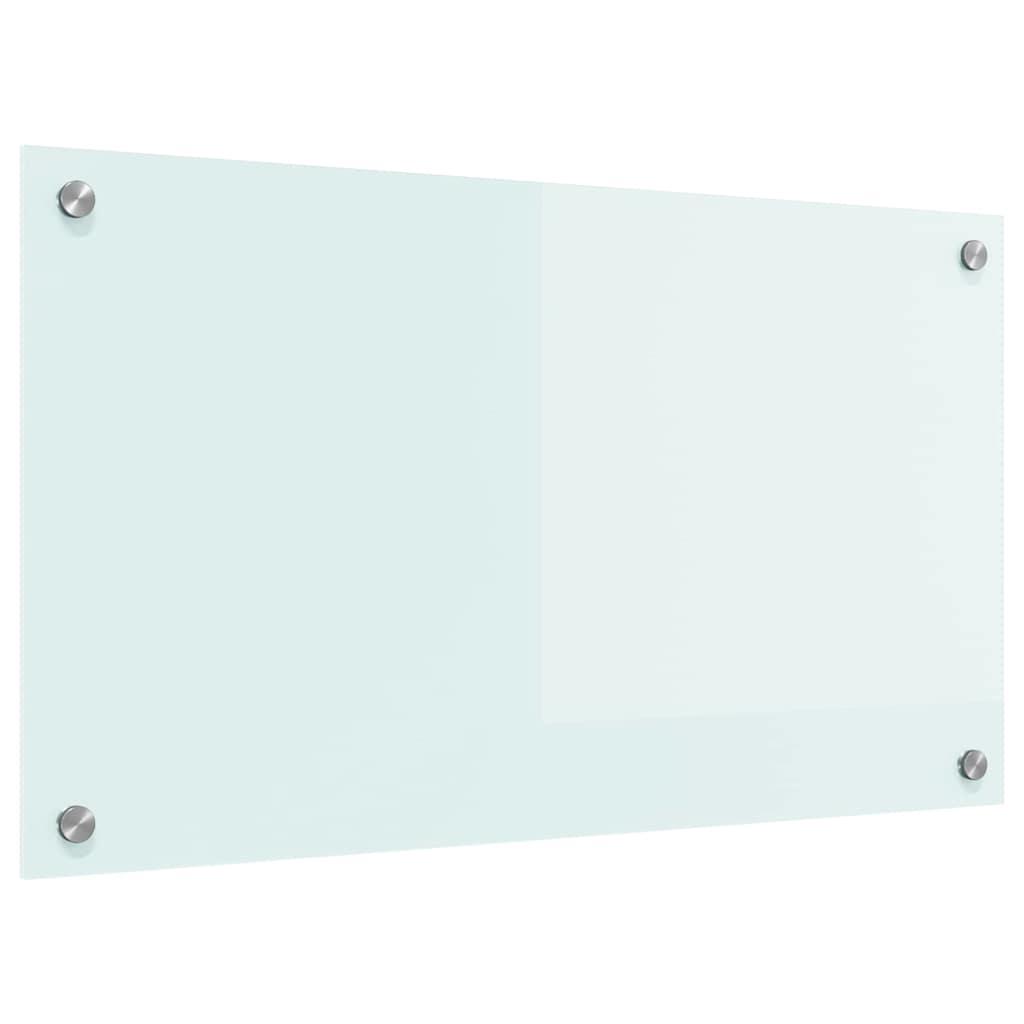 vidaXL Πίσω Πάνελ Κουζίνας Λευκό 70 x 40 cm σκληρυμένο γυαλί
