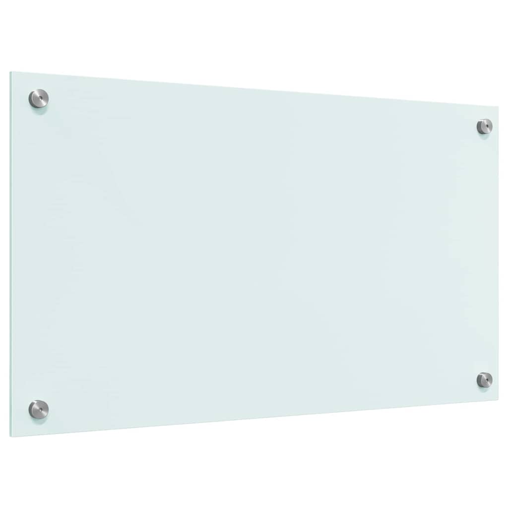 vidaXL Πίσω Πάνελ Κουζίνας Λευκό 70 x 40 cm σκληρυμένο γυαλί