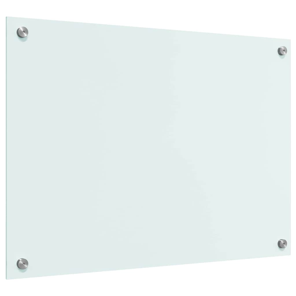 vidaXL Πίσω Πάνελ Κουζίνας Λευκό 70 x 50 cm σκληρυμένο γυαλί