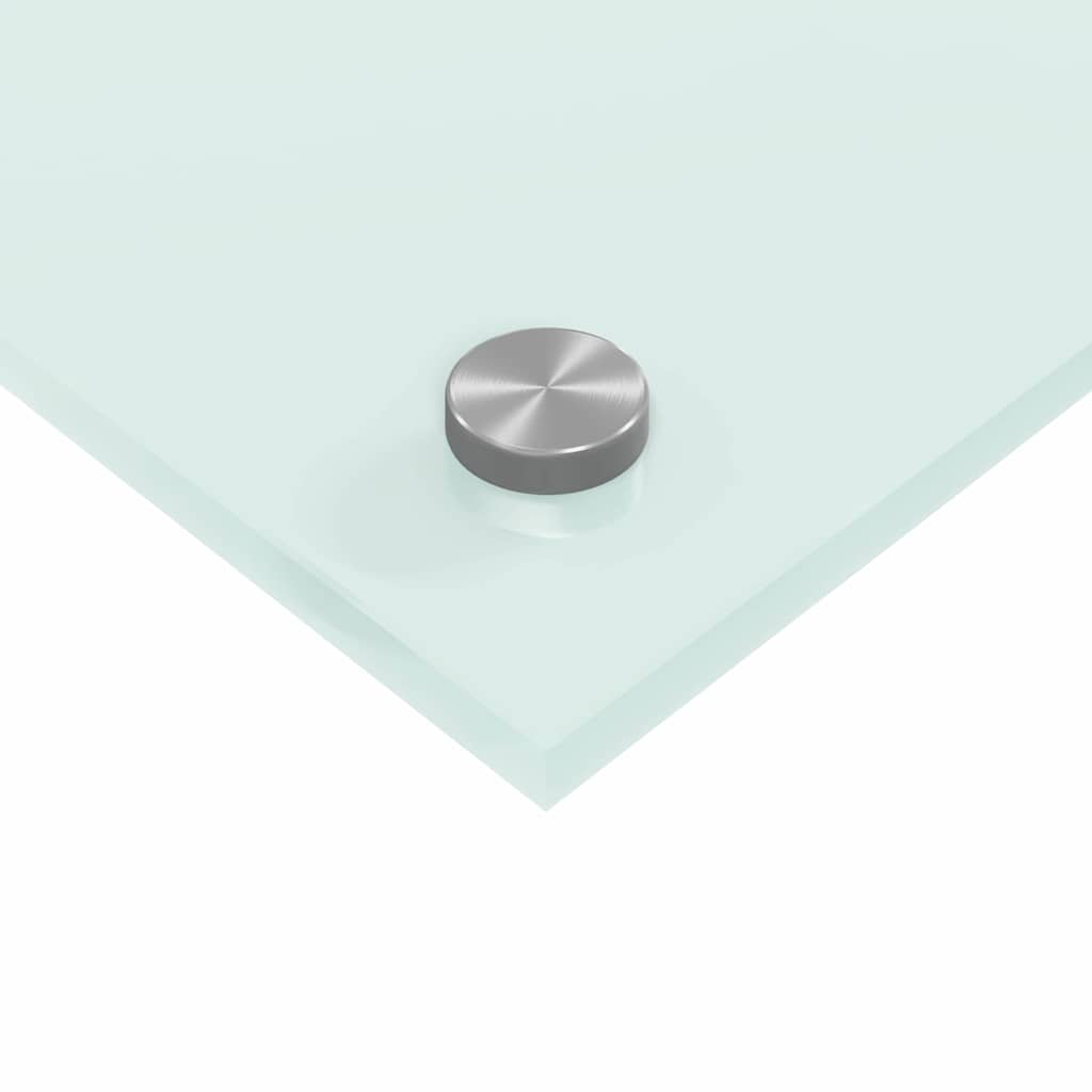 vidaXL Πίσω Πάνελ Κουζίνας Λευκό 80 x 60 cm σκληρυμένο γυαλί