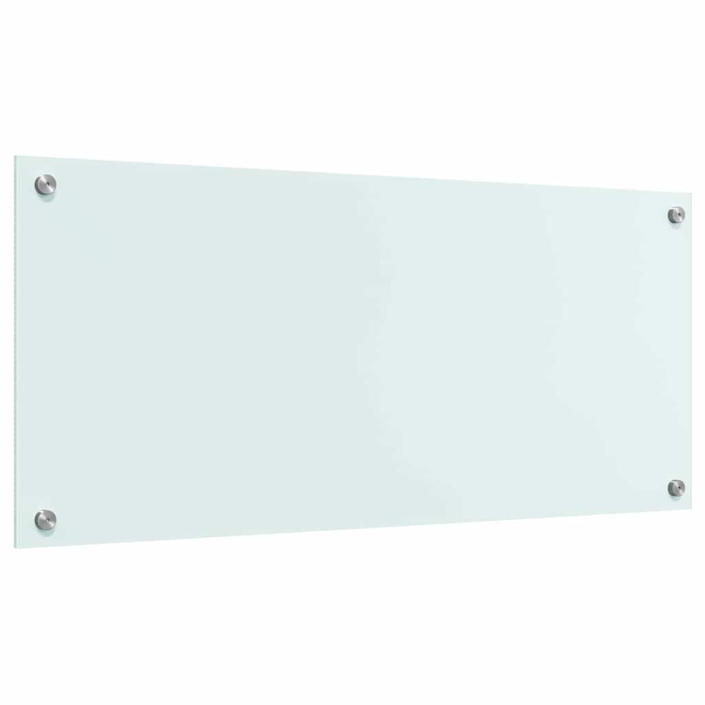 vidaXL Πίσω Πάνελ Κουζίνας Λευκό 90 x 40 cm σκληρυμένο γυαλί