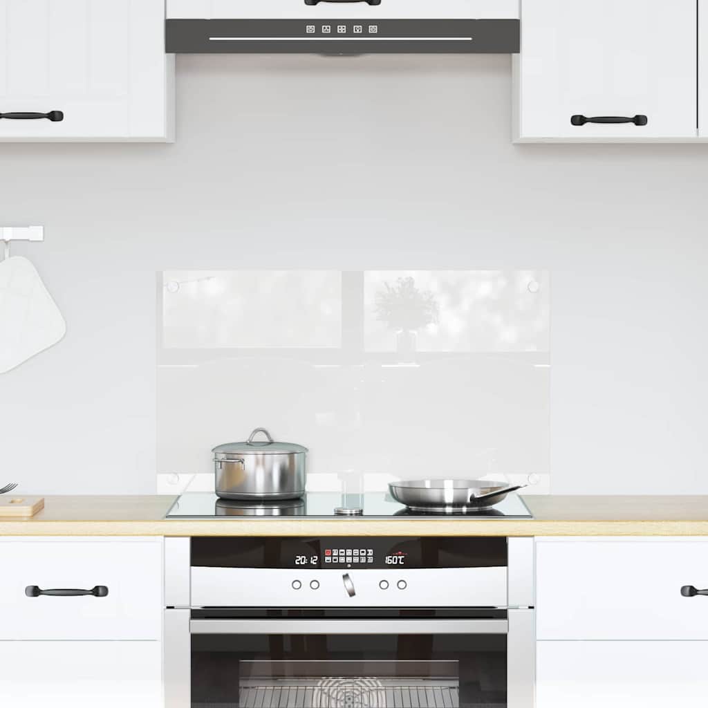 vidaXL Πίσω Πάνελ Κουζίνας Διαφανές 70 x 40 cm σκληρυμένο γυαλί