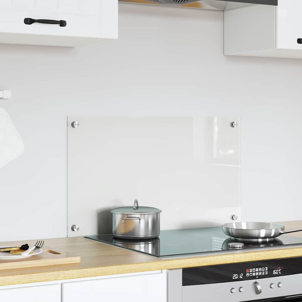 vidaXL Πίσω Πάνελ Κουζίνας Διαφανές 70 x 40 cm σκληρυμένο γυαλί