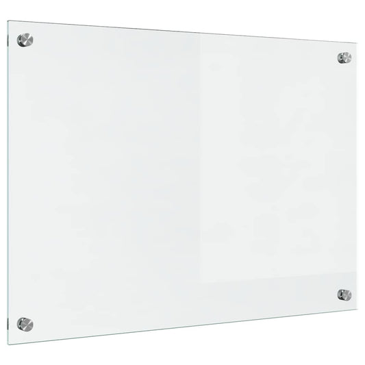 vidaXL Πλάτη κουζίνας Διαφανές 70 x 50 cm σκληρυμένο γυαλί