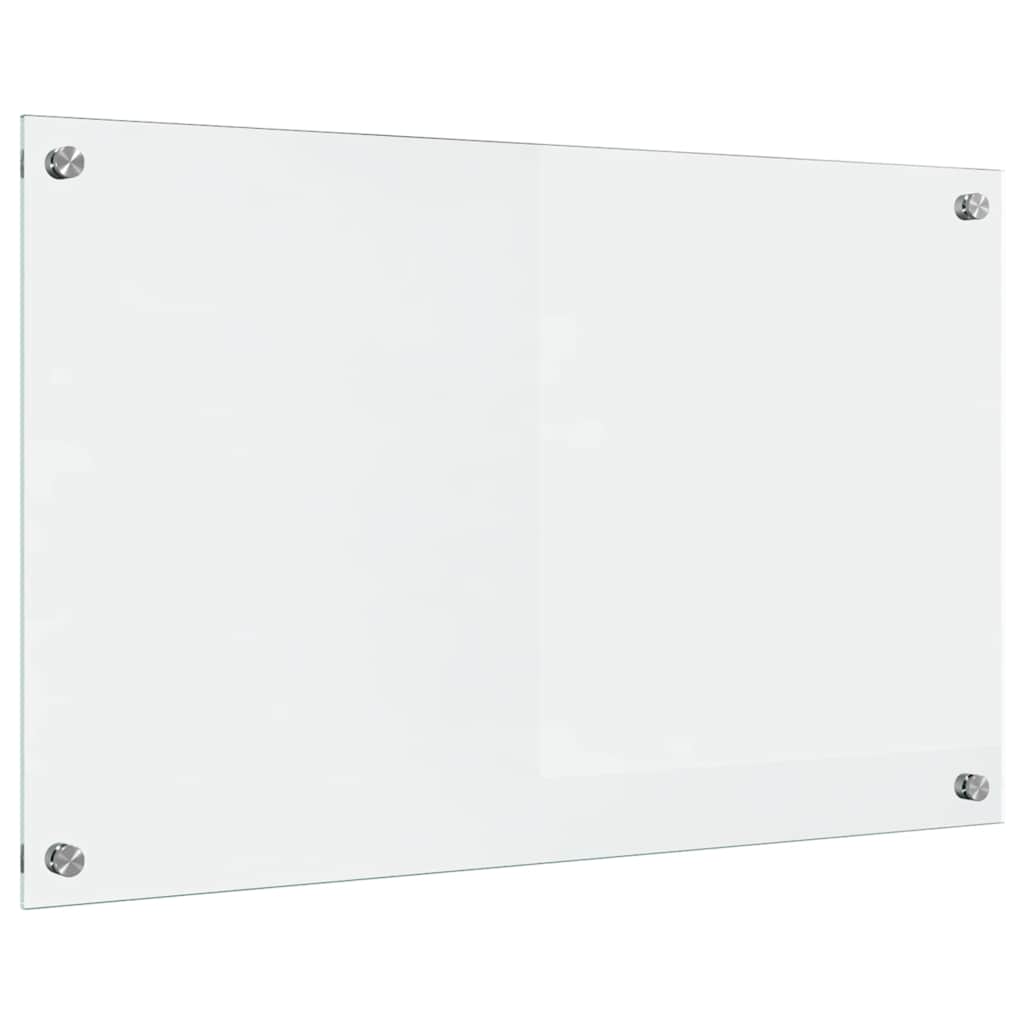 vidaXL Πίσω Πάνελ Κουζίνας Διαφανές 80 x 50 cm σκληρυμένο γυαλί
