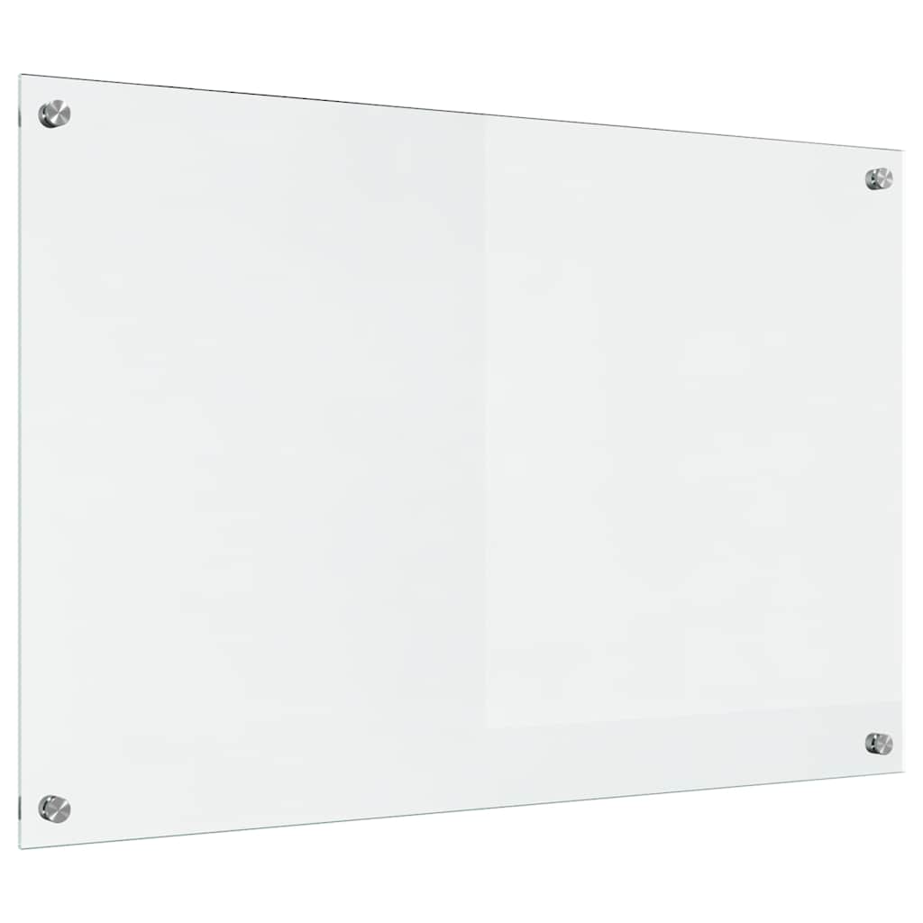 vidaXL Πίσω Πάνελ Κουζίνας Διαφανές 90 x 60 cm σκληρυμένο γυαλί