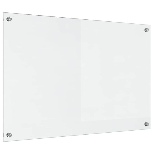 vidaXL Πίσω Πάνελ Κουζίνας Διαφανές 90 x 60 cm σκληρυμένο γυαλί
