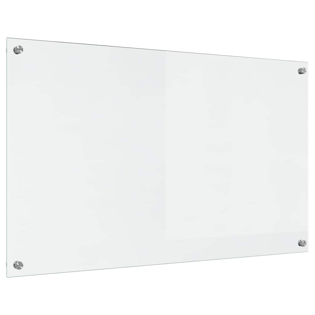 vidaXL Πίσω Πάνελ Κουζίνας Διαφανές 100 x 60 cm σκληρυμένο γυαλί