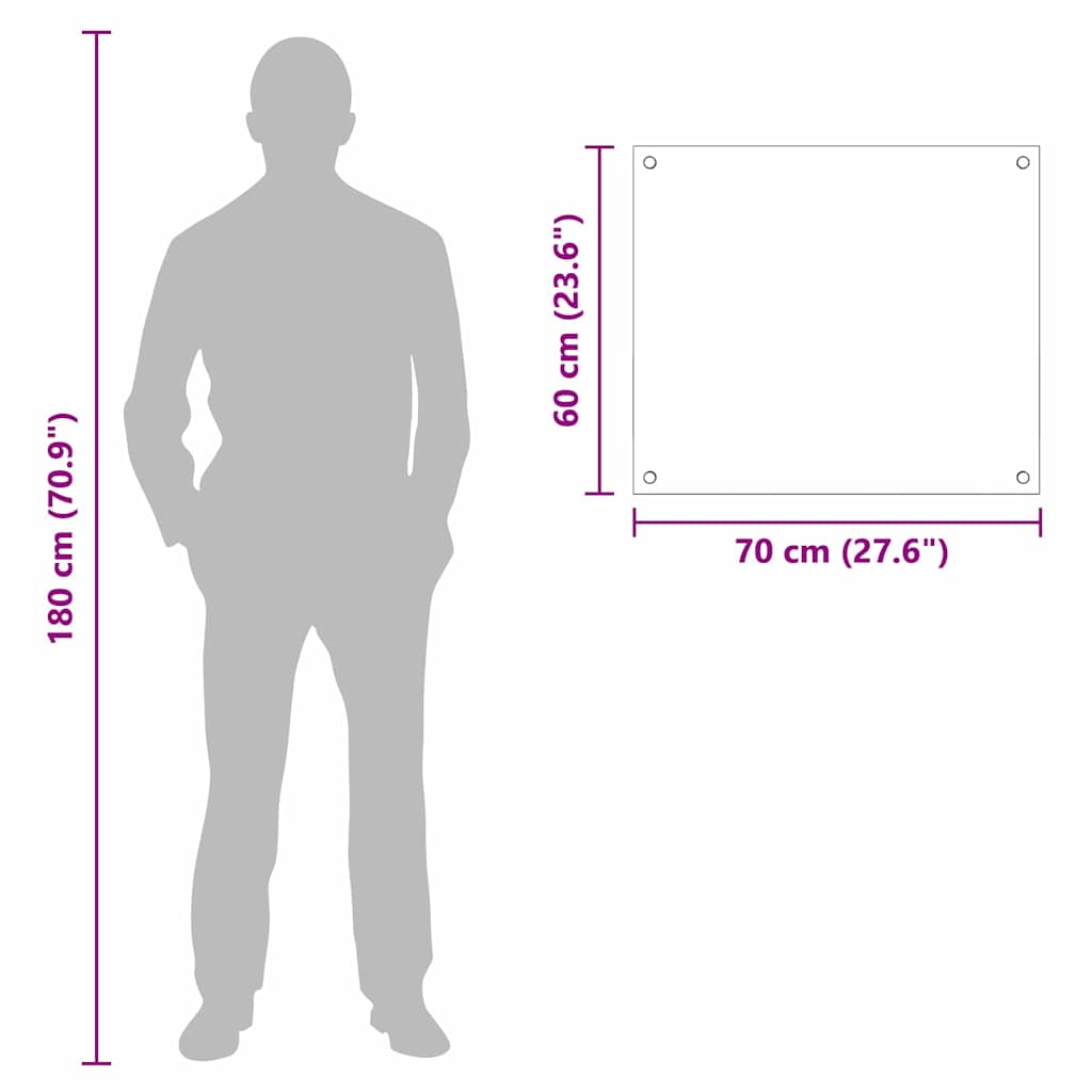 vidaXL Πίσω Πάνελ Κουζίνας Μαύρο 70 x 60 cm σκληρυμένο γυαλί