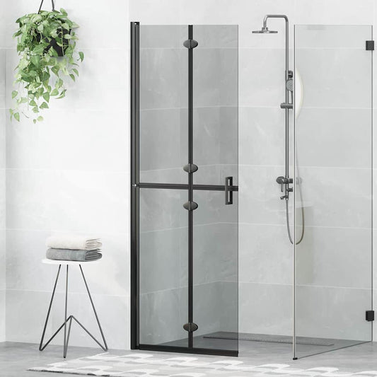 vidaXL Τοίχος Walk-In Ντους Μαύρο 70 x 6,5 x 190 εκ.