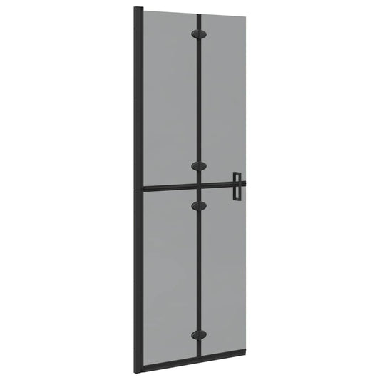 vidaXL Τοίχος Walk-In Ντους Μαύρο 70 x 6,5 x 190 εκ.