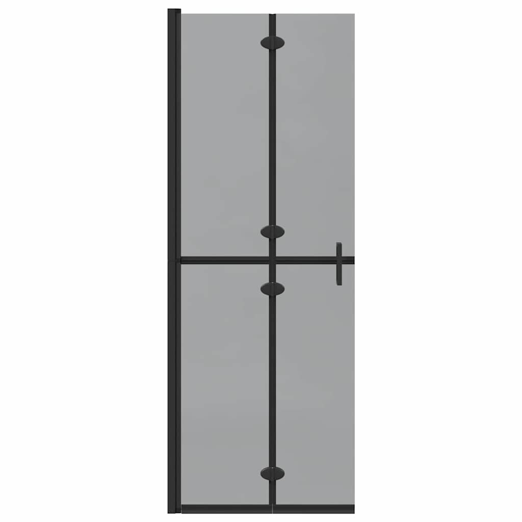 vidaXL Τοίχος ντους Walk-in Άλλο Μαύρο και σκούρο διαφανές 70 x 190 cm
