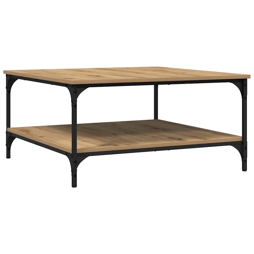 vidaXL Τραπεζάκι σαλονιού artisan δρυς 80 x 80 x 40 cm