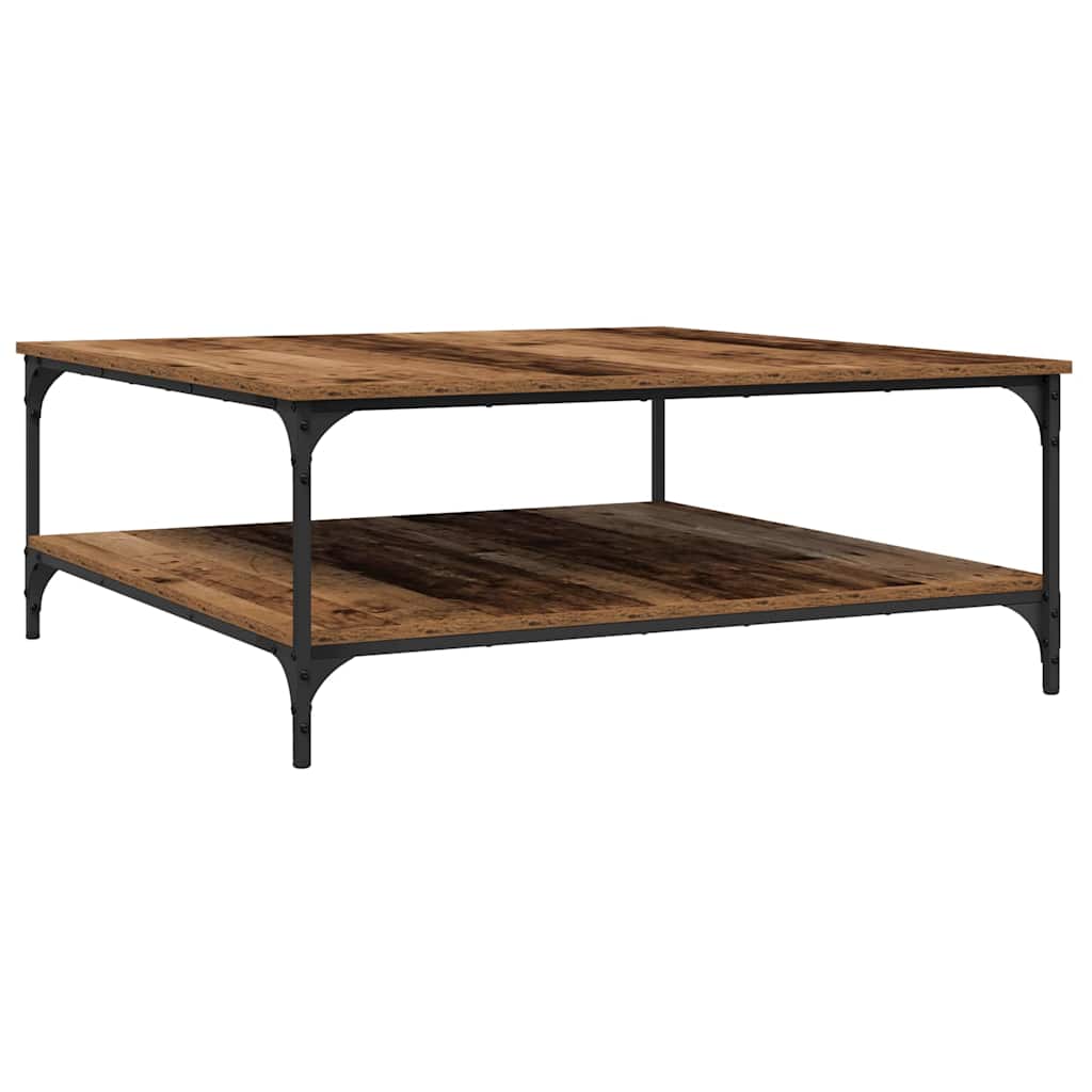 vidaXL Τραπεζάκι σαλονιού Παλαιό ξύλο 100 x 100 x 40 cm