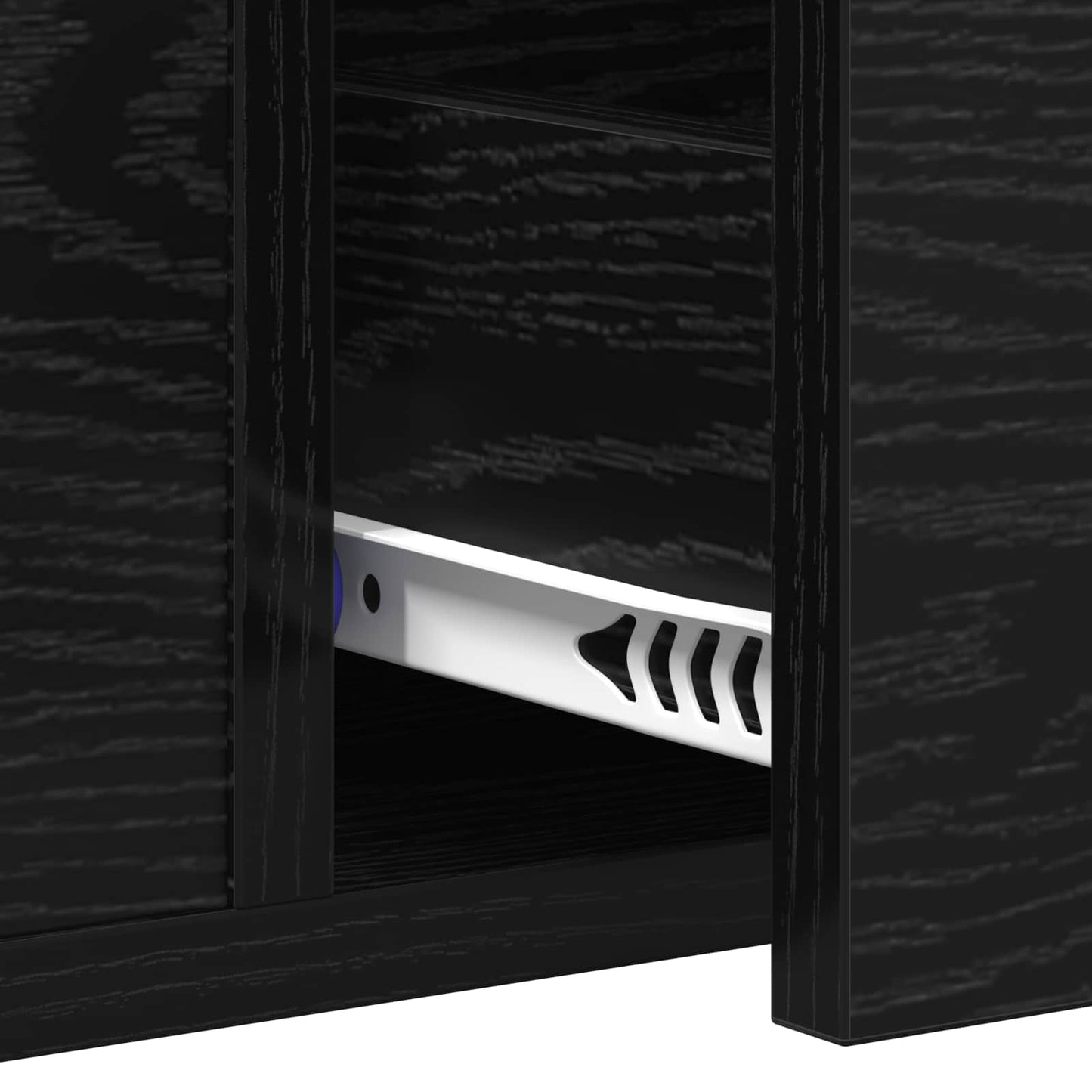 vidaXL Τραπέζι κονσόλας Άλλο Μαύρη δρυς 100 x 34.5 x 75 εκ.
