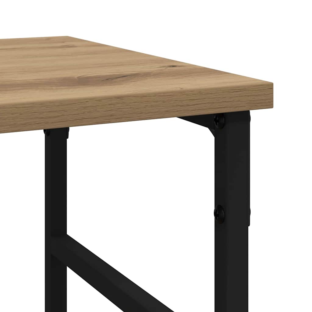 vidaXL Πλαϊνό γραφείο Artisan Oak 102 x 32 x 73,5 εκ