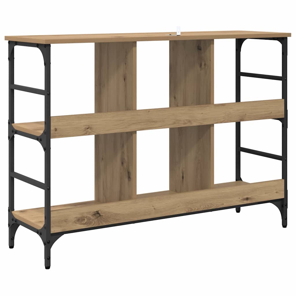 vidaXL Πλαϊνό γραφείο Artisan Oak 102 x 32 x 73,5 εκ