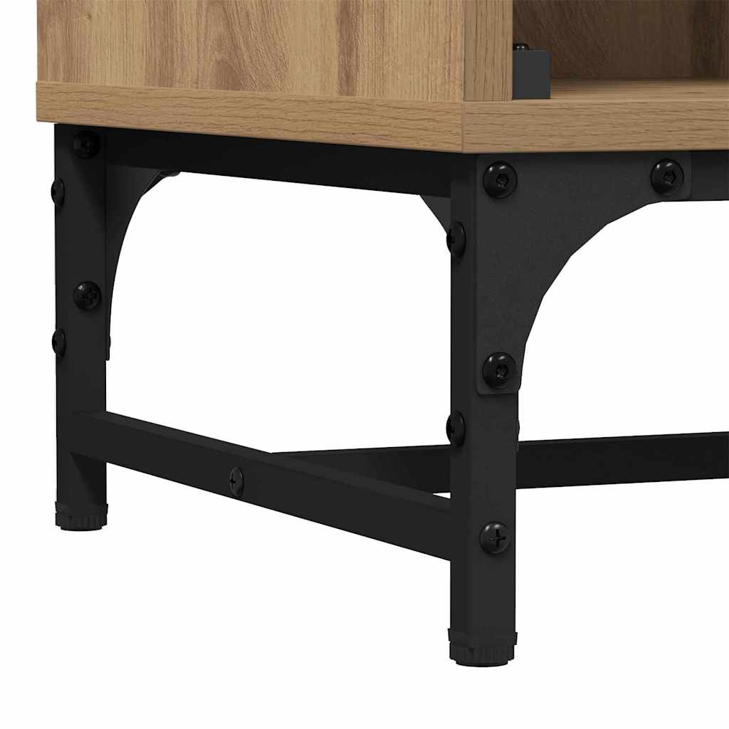 vidaXL Πλαϊνό γραφείο Artisan Oak 35 x 37 x 117 εκ.