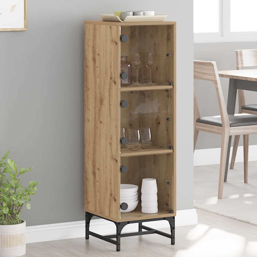 vidaXL Πλαϊνό γραφείο Artisan Oak 35 x 37 x 117 εκ.
