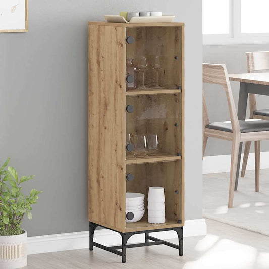 vidaXL Πλαϊνό γραφείο Artisan Oak 35 x 37 x 117 εκ.