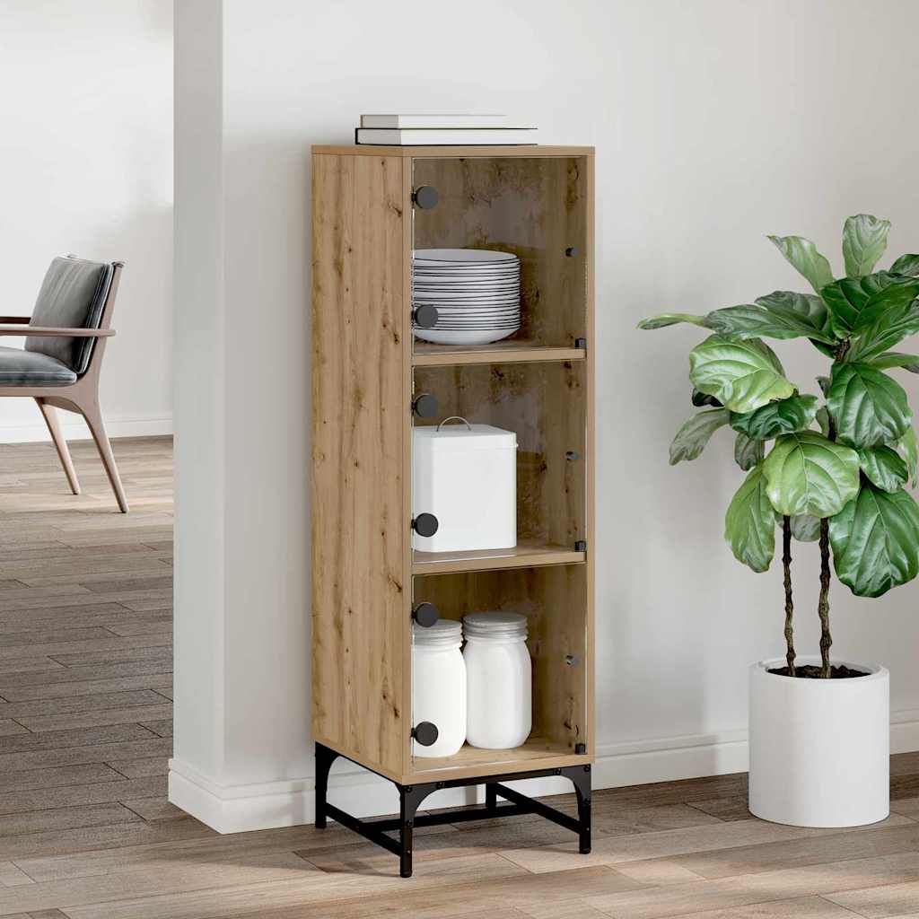 vidaXL Πλαϊνό γραφείο Artisan Oak 35 x 37 x 117 εκ.
