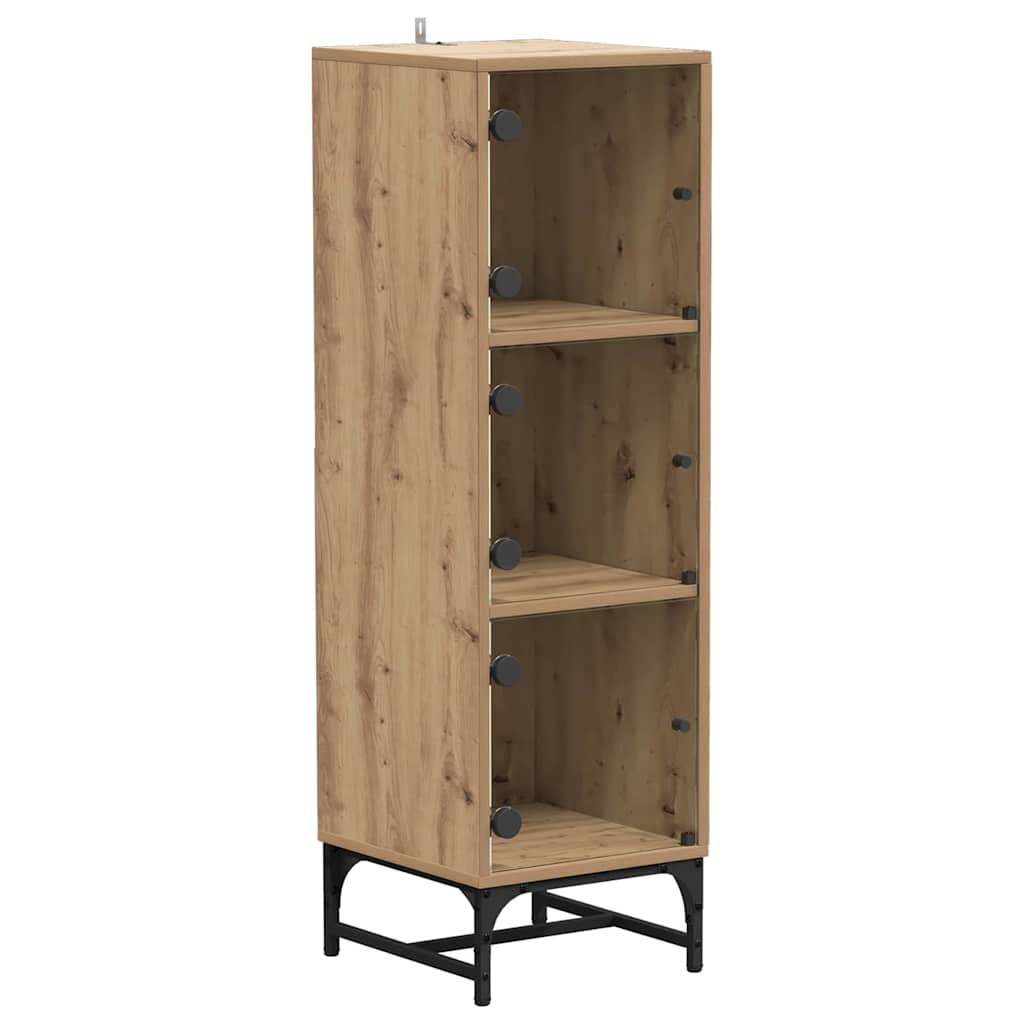 vidaXL Πλαϊνό γραφείο Artisan Oak 35 x 37 x 117 εκ.