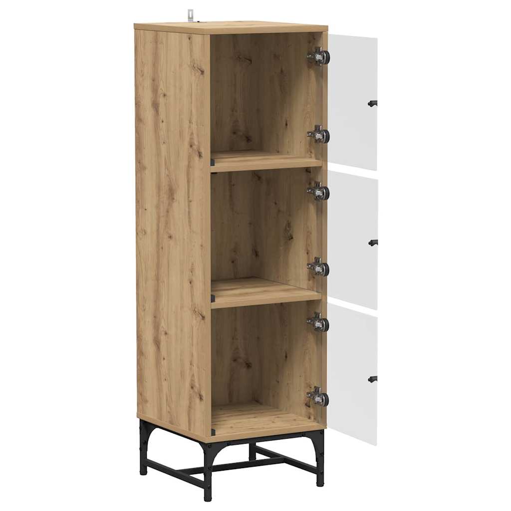vidaXL Πλαϊνό γραφείο Artisan Oak 35 x 37 x 117 εκ.