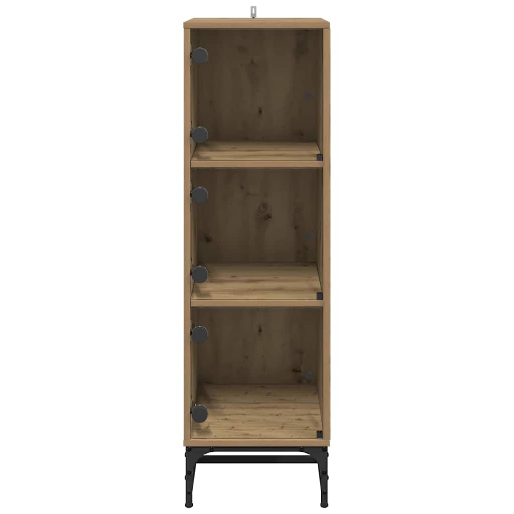vidaXL Πλαϊνό γραφείο Artisan Oak 35 x 37 x 117 εκ.