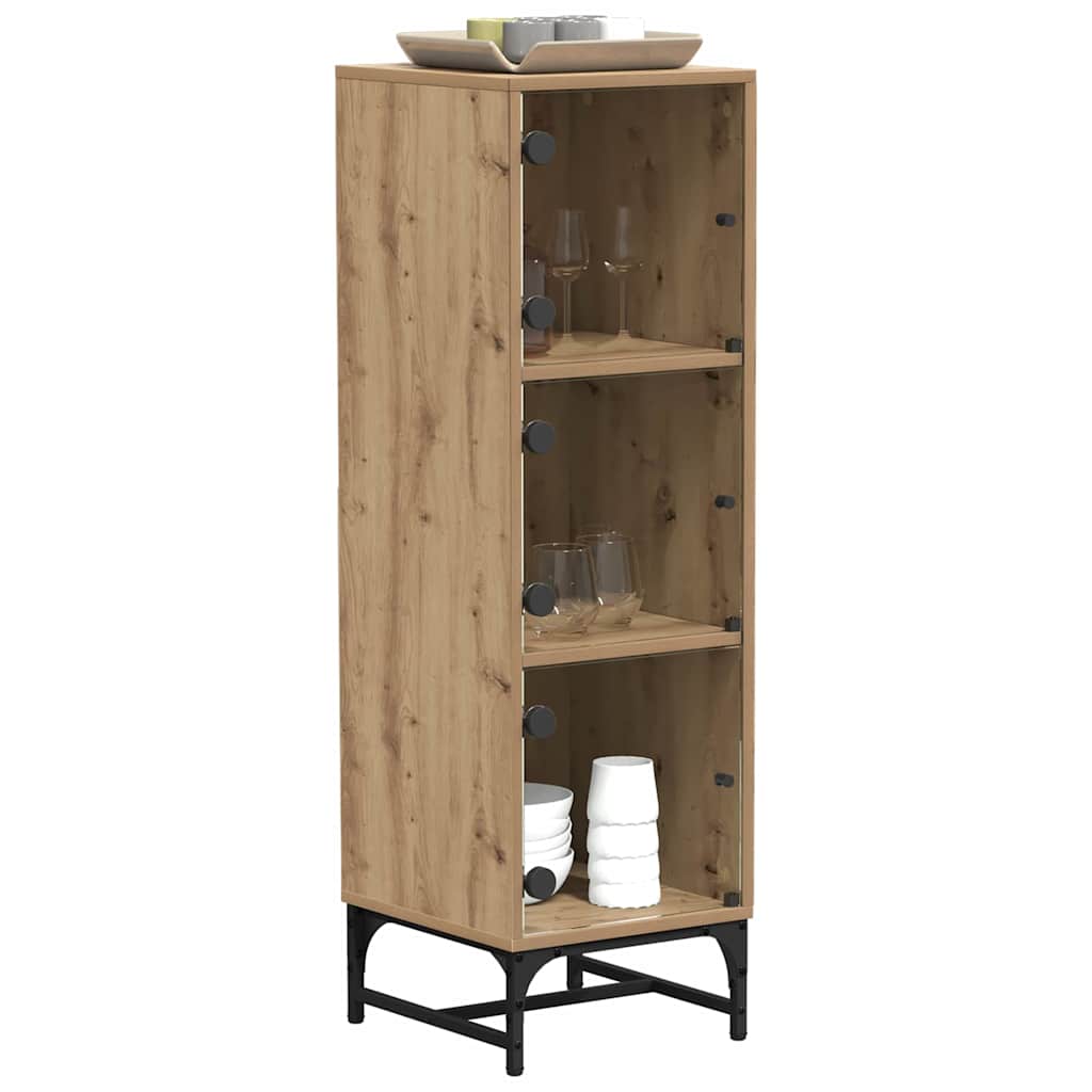 vidaXL Πλαϊνό γραφείο Artisan Oak 35 x 37 x 117 εκ.
