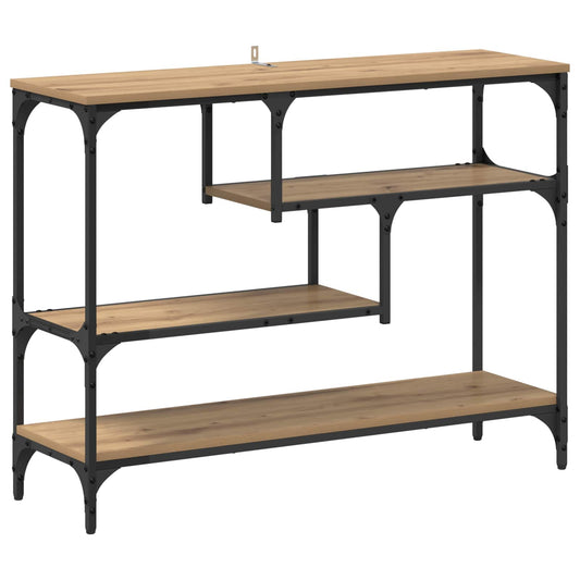 vidaXL Τραπέζι κονσόλας Artisan Oak 100 x 30 x 75 εκ
