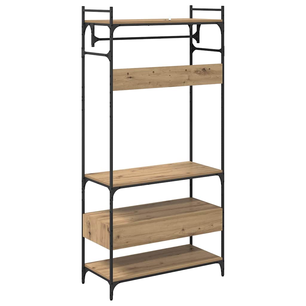 vidaXL Ντουλάπι artisan δρυς 89 x 39 x 184.5 εκ. Επεξεργασμένο ξύλο