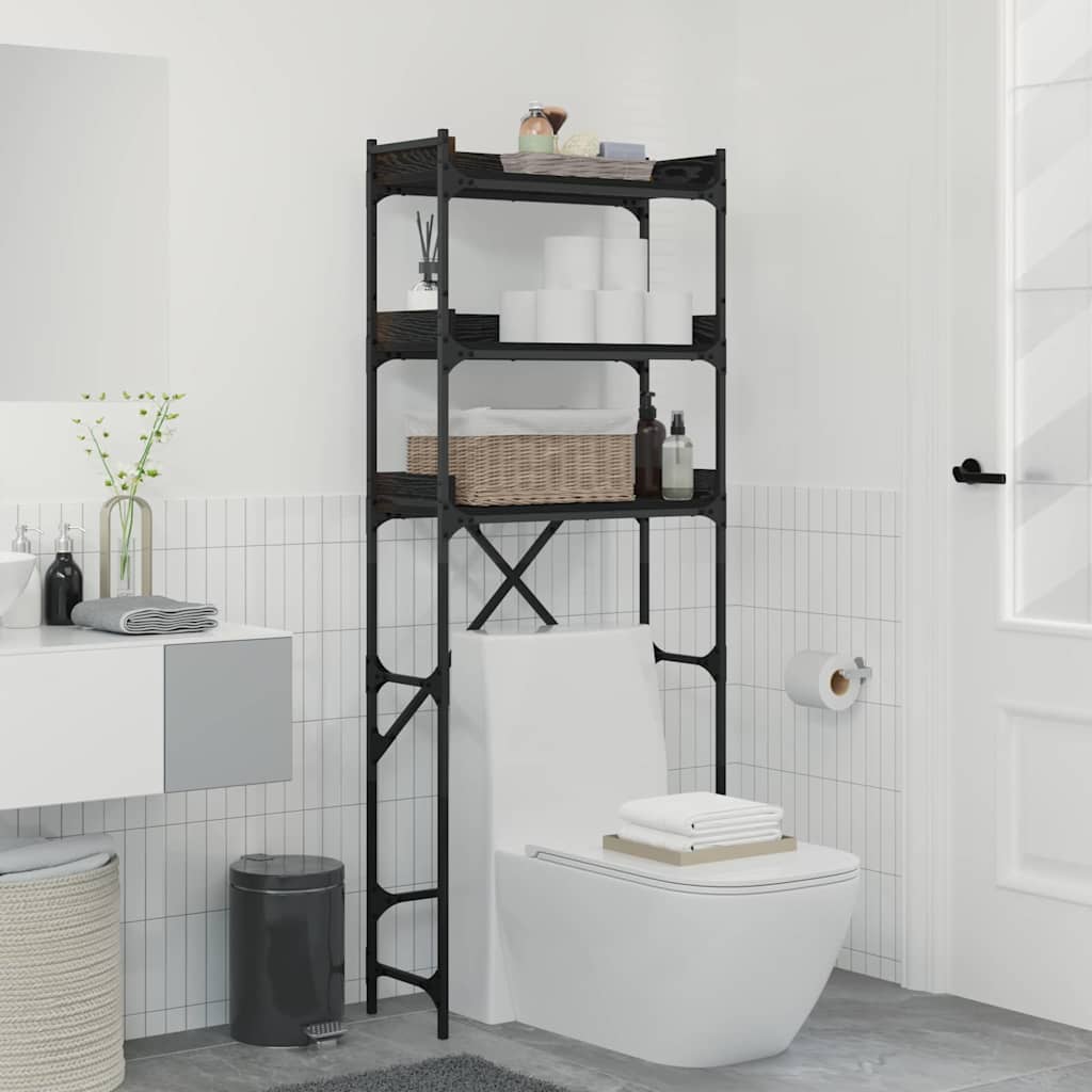 vidaXL Ράφια πλυντηρίου ρούχων 67 x 25 x 163 εκ. Επεξεργασμένο ξύλο