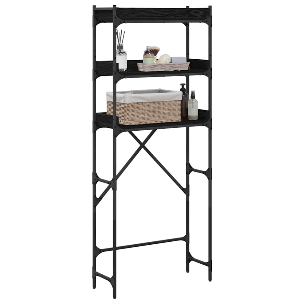 vidaXL Ράφια πλυντηρίου ρούχων 67 x 25 x 163 εκ. Επεξεργασμένο ξύλο