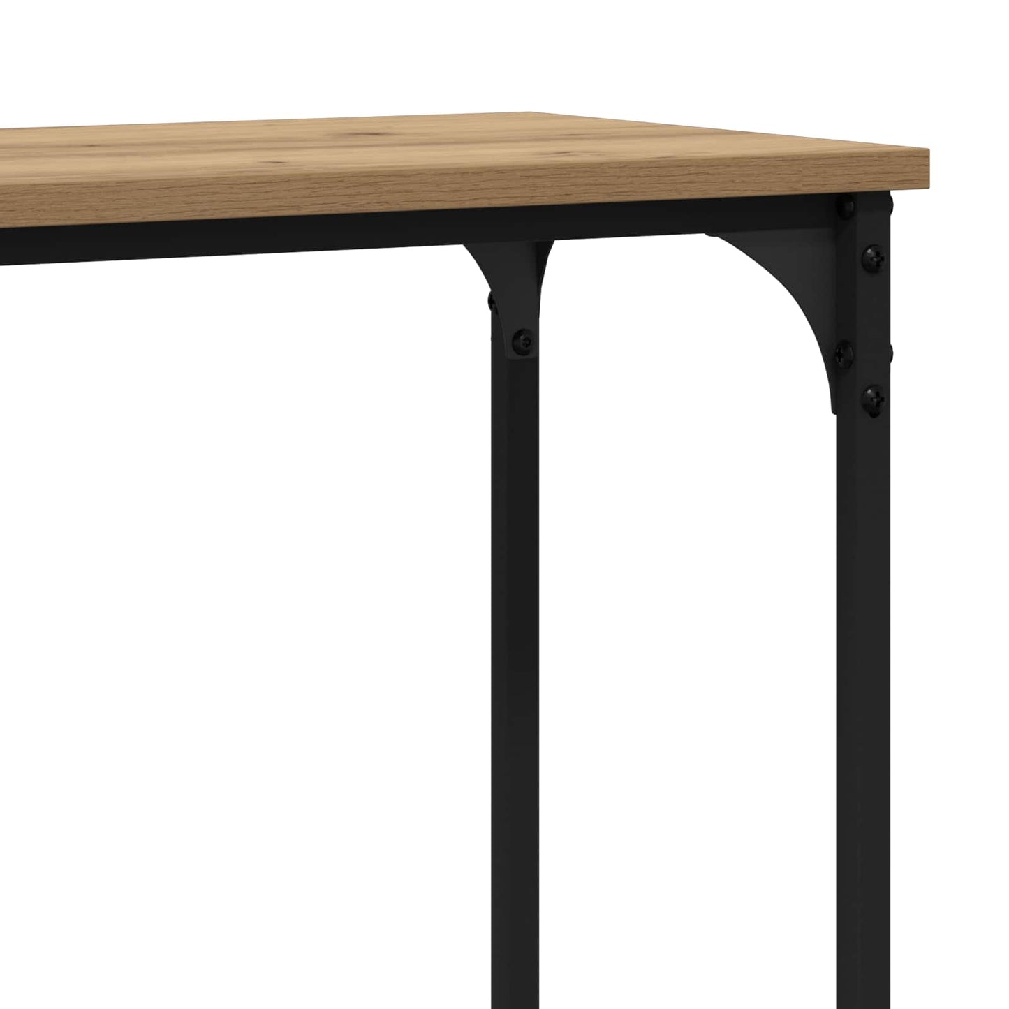 vidaXL Τραπέζι κονσόλας artisan δρυς 160 x 29 x 80 εκ.