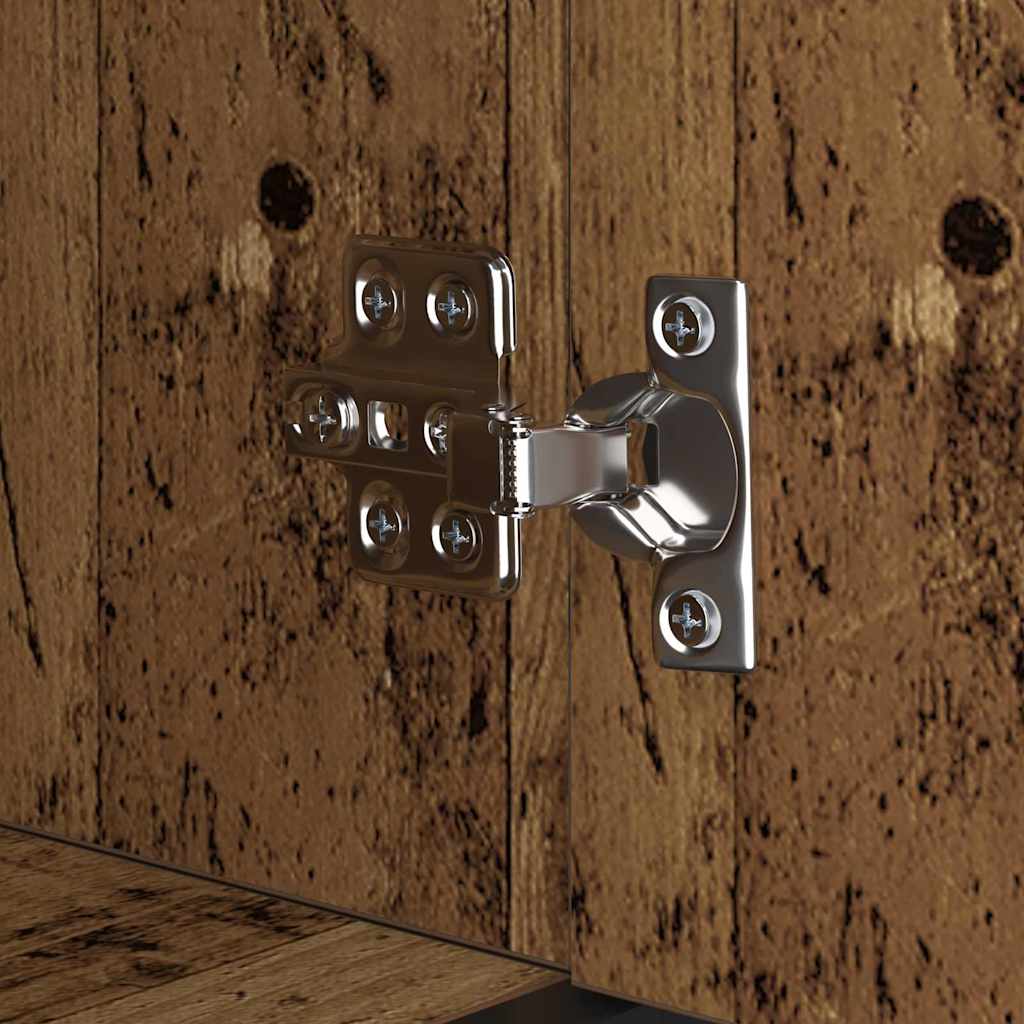 vidaXL Σετ Επίπλων Μπάνιου με ράφι Παλιό Ξύλο 35 x 37,5 x 100 εκ.