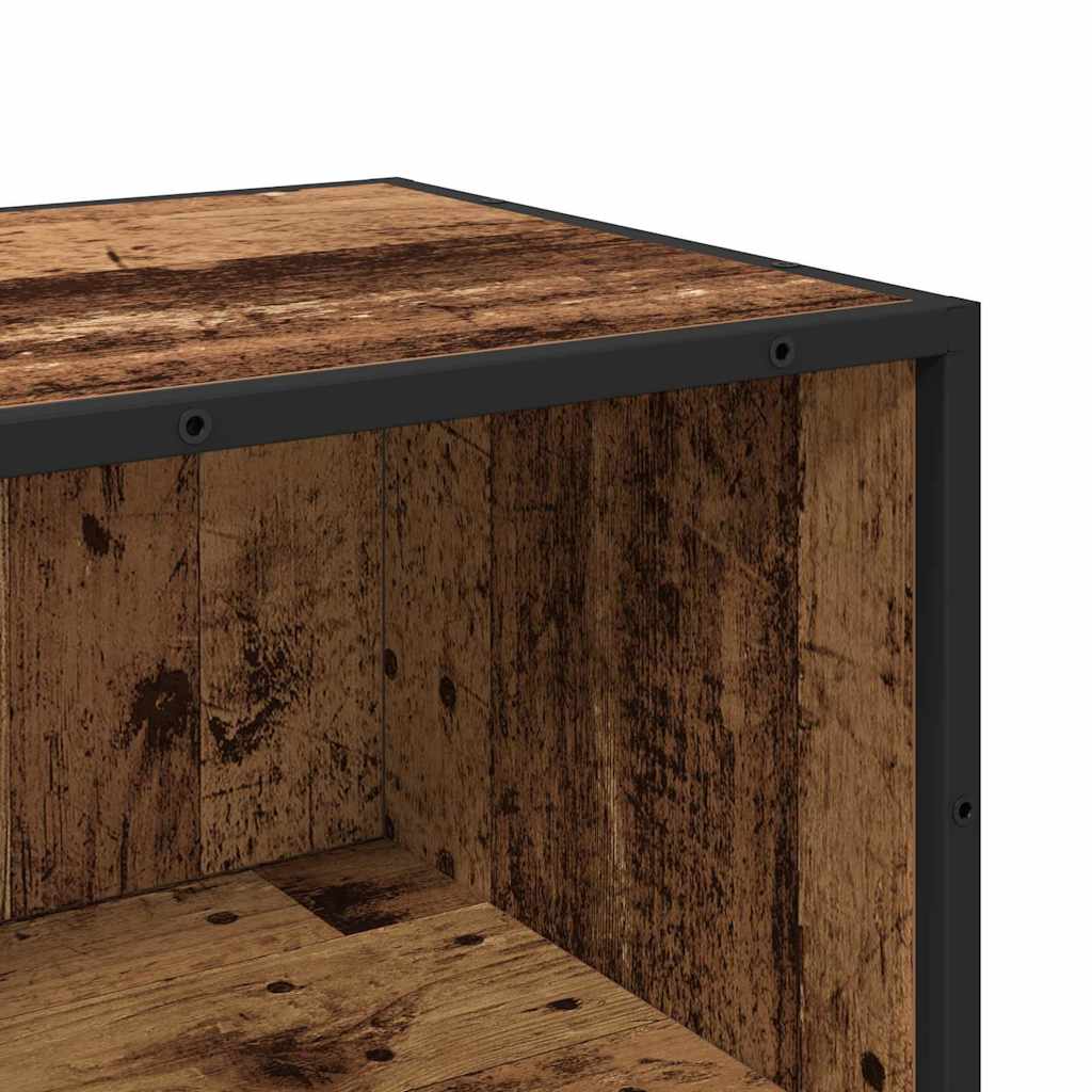 vidaXL Ντουλάπι Μπάνιου με συρτάρι Παλαιό ξύλο 35 x 37.5 x 100 εκ.