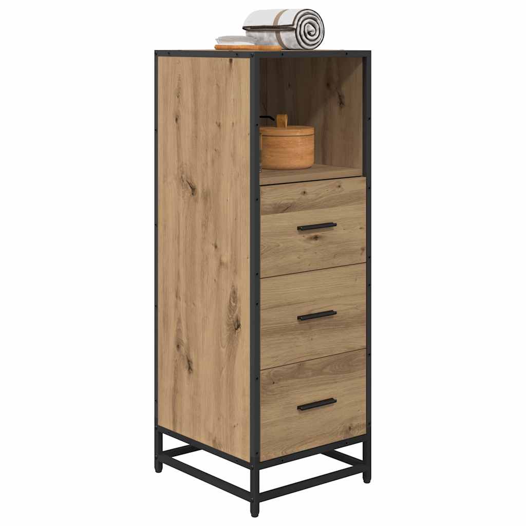 vidaXL Σετ Επίπλων Μπάνιου με συρτάρι Artisan Oak 35 x 37,5 x 100 εκ.