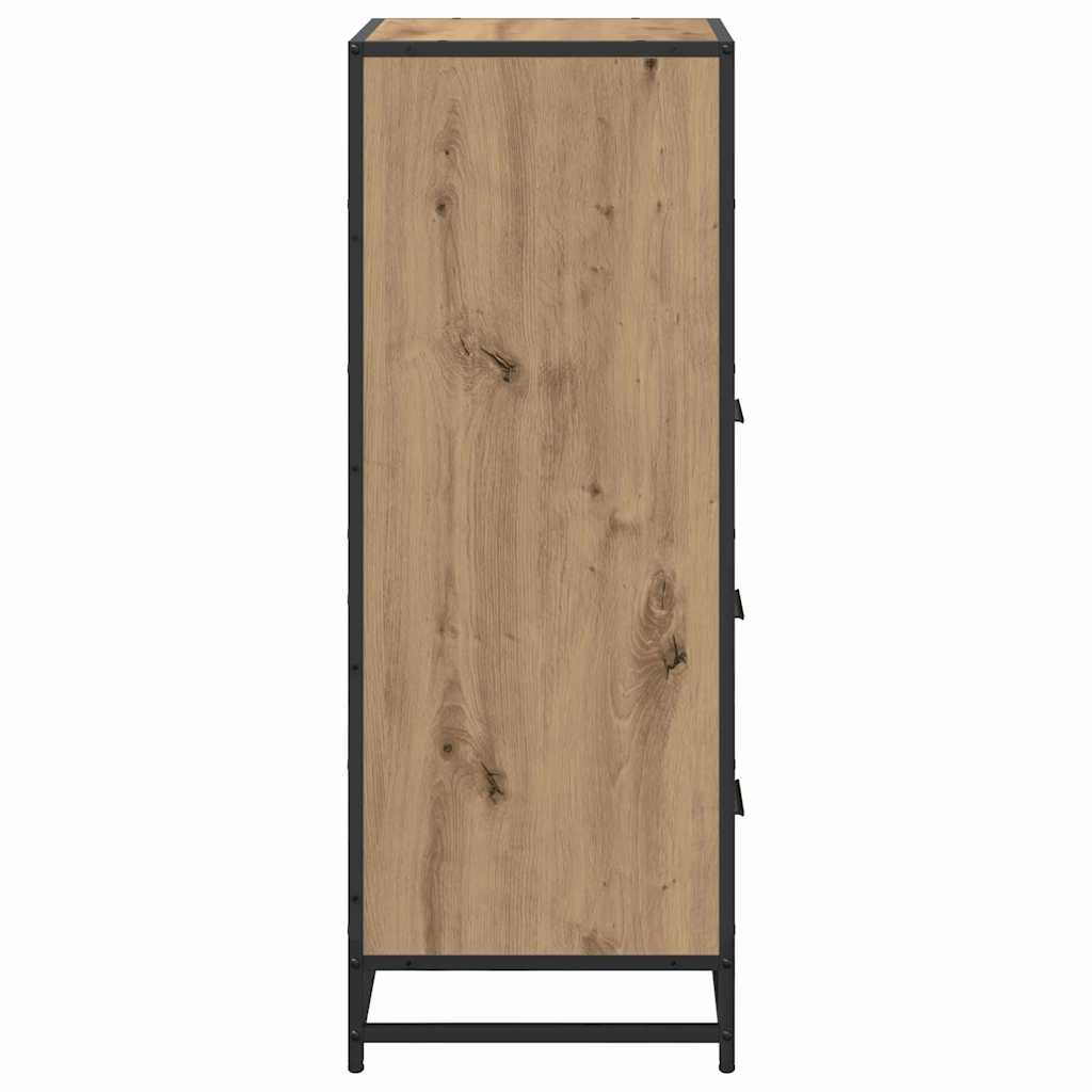 vidaXL Σετ Επίπλων Μπάνιου με συρτάρι Artisan Oak 35 x 37,5 x 100 εκ.