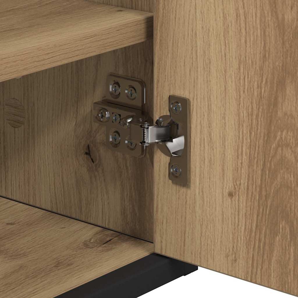 vidaXL Ράφι Τοίχου με ράφι Επιτοίχιο Artisan Oak 65 x 20 x 60 εκ