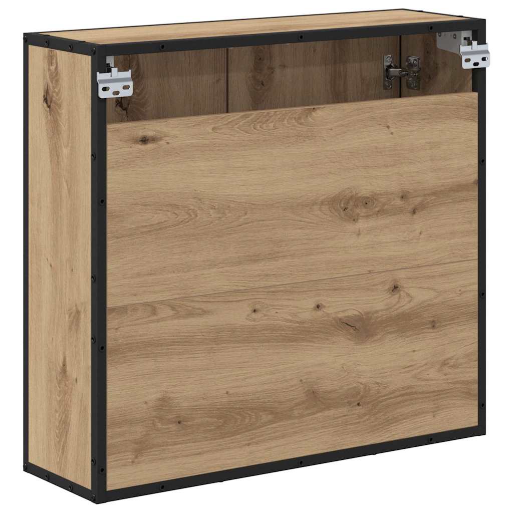 vidaXL Ράφι Τοίχου με ράφι Επιτοίχιο Artisan Oak 65 x 20 x 60 εκ